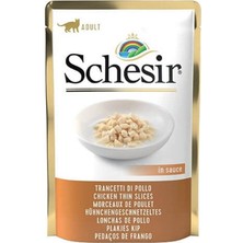Schesir Pouch Gravy Tavuklu Kıyılmış Kedi Yaş Maması 85 Gr