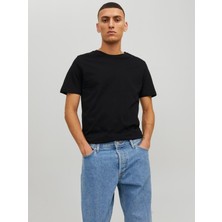 Jack & Jones JJEORGANIC BASIC TEE SS O Siyah Erkek Kısa Kol T-Shirt