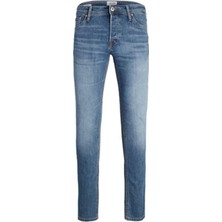 Jack & Jones Erkek Açık Mavi Kargo Kesim Denim Pantolon %70 Pamuk 31 Beden Günlük Stil