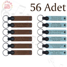 Miawiki A Kahve & Gök Mavi, Kafe Müşterilerine Küçük Sürpriz, 56’li Set, Kişisel Yazılı Deri Hediyelik