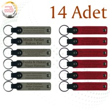 Miawiki Kül Gri & Kırmızı, Kişiye Özel Anahtarlık, Kurumsal Seminerlere Katılanlara Hediye 14’lü Set