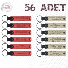 Miawiki Nar Çiçeği & Sütlü Kahve, 56’li Set, Kişisel Yazılı Deri Hediyelik, Lise Mezuniyetine Özel Sürpriz