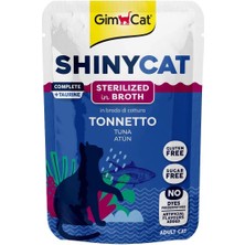 Gimcat Shinycat Sterilized Tuna Tonlu Kısır Kedi Pouch Mama 70 gr