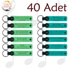 Miawiki F Yeşili & K Turkuaz, Basketbol Takımına Motivasyon Anısı, 40’li Set, Isimli Anlamlı Anahtarlık