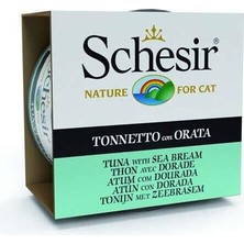 Schesir C274 Jelly Ton Balıklı ve Çipura Kedi Konservesi 85 Gr