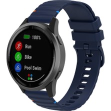 Redmud Teknoloji Huawei Watch Gt6 41/gt5 41 /gt4 41 mm Ile Uyumlu 18 mm Dalgalı Dikiş Detaylı Silikon Saat Kordonu