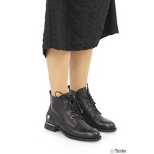 Mammimia Kadın Hakiki Deri Ortopedik Düz Taban Klasik Tarz Bot M26/KB8515