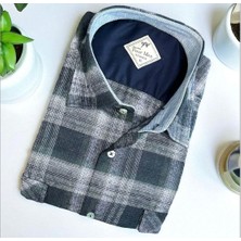 Eren Style Klasik %100 Cotton Uzun Kollu Terletmeyen Kışlık Flanel Kumaş Çok Renk Gömlek (Regular Kalıp)