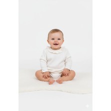 Kız Bebek Bisiklet Yaka Pamuklu Sweatshirt (3 Ay - 12 Ay)