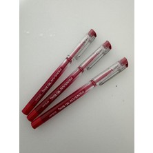 Tükenmez Kalem My-King Jel Metal Klips 0.5 mm Kırmızı (3 Adet)