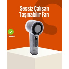 Depomix Yüksek Hızlı Şarjlı Fan | Kamp, Ofis ve Açık Hava Için Ideal