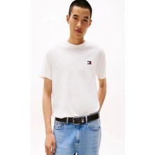 Erkek Tjm Reg Badge T-Shirt - Ekru