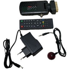 Mini Uydu Alıcısı, Tüplü Tv'ler Için Scart Girişli, Siyah Renkli Kompakt Cihaz