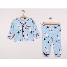 Bebek Düğmeli Pijama Takımı