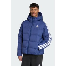 Adidas Erkek Mavi Mont Essentials Climawarm 3-Stripes Puffer Down