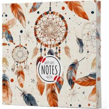 Tüy 5 - Çizgisiz Yan Boyamalı Defter