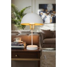 Roma Beyaz Dekoratif Abajur