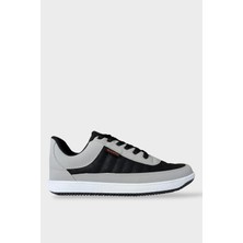 Erkek Ortopedik Günlük Yürüyüş Rahat Spor Ayakkabı  Gri - Siyah