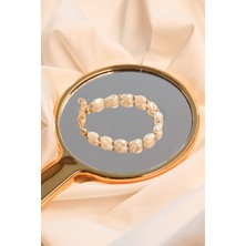 Kadın Altın Incili Bileklik