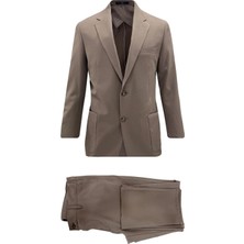 Uki Koyu Bej Comfort Fit 6 Drop Takım Elbise