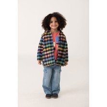 Kız Çocuk Kargo Cepli Denim Pantolon