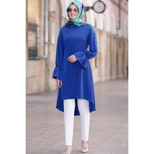 Eflin Tesettür Tunik Saks