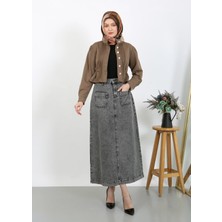 Tesettür Etek Siyah