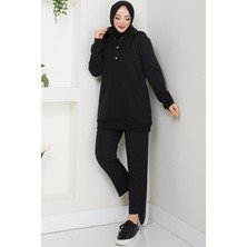 Esila Tesettür Sweat Siyah