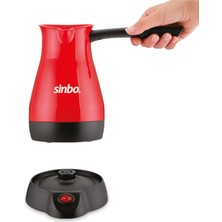 Kırmızı Kablosuz Elektrikli Cezve, Hızlı ve Kolay Kahve Hazırlama