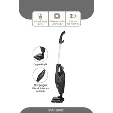 Dik Elektrikli Süpürge, Beyaz, Güçlü ve Hafif Temizlik Aracı