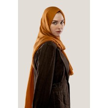 Pamuk Şal Düz Turuncu - Günlük Kullanım