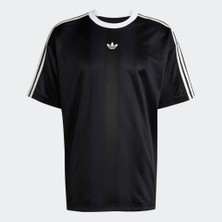 adidas  Erkek Siyah  T-shirt JACQUARD JERSEY JW5876