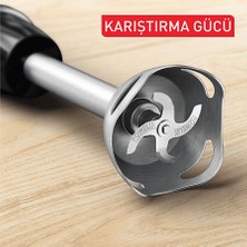 Yüksek Performanslı 1000 W Blender Seti, Siyah Renk