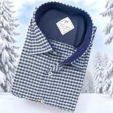 Klasik %100 Cotton Uzun Kollu Terletmeyen Kışlık Flanel Kumaş Çok Renk Gömlek (Regular Kalıp)