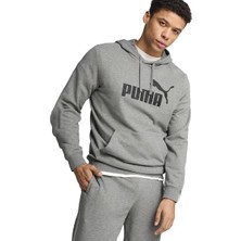 Puma Ess No. 1 Logo Erkek Sweatshirt Gri 68257203