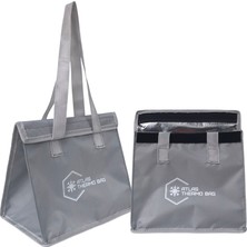 Wallery Bags Isı Yalıtımlı Su Geçirmez Kumaş Termal Yemek Çantası Mama Termos Taşıma Çantası