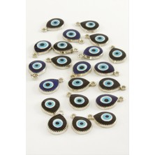 Nazar Damla Tek Kulplu Mineli Bileklik ve Kolye Ucu Aparatı 1 Adet