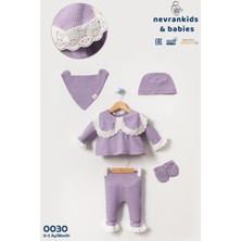 Kız Bebek Fistolu Waffle Hastane Çıkışı 5'li Yeni Doğan Seti 0-3 Ay