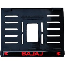 Gear5 Plastik Plakalık Kırmızı - Bajaj (15X24)
