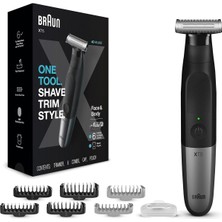 4d-Blade 6 Alet, Islak-Kuru, Hassas Yüz ve Vücut Bakım, Skinguard, Siyah Renk