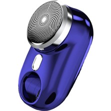 Ince Tel Mini Tıraş Makinesi, Islak ve Kuru Kullanım, Yıkanabilir, Mavi