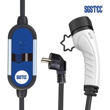 SGSTEC EV Type2 3,5kW 16A Taşınabilir Elektrikli Araç Şarj Cihazı