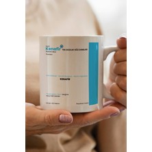  kutusu temalı kenafir göz baskılı premium kupa bardak