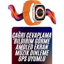 Android ve Ios Uyumlu Uyku ve Sağlık Takibi Yapabilen 3 Kordonlu Akıllı Saat