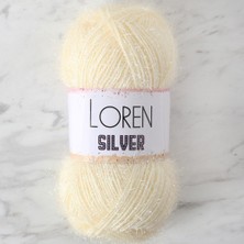 Loren Sılver Krem El Örgü Ipi - RS0065 - 34071