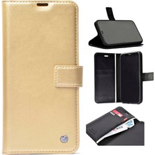 Kip GSM Samsung Galaxy S25 Fe Uyumlu Kılıf Deri Görünümlü Kapaklı Kartlıklı Standlı Kamera Koruyuculu Kapak