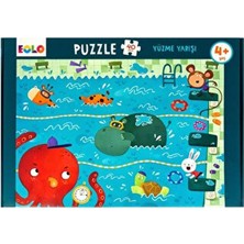 Yer Puzzle-40 Parça Puzzle - Yüzme Yarışı