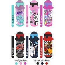 Çok Renkli 550 ml Paslanmaz Çelik Matara, Sağlıklı ve Şık Tasarım