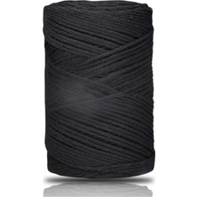Pamuk Makrome 2 mm Siyah