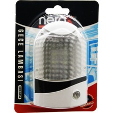 Oval Fotosel Gece Lambası 1W